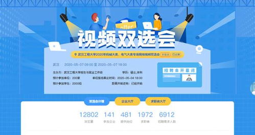 武漢工程大學機械大類 電氣大類專場網絡視頻雙選會成功舉辦